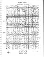 Dodge County Farm Location Map, Dodge County 1969